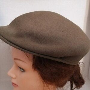 Vintage Brown Flat Cap - Vintage Hat, Mens, Accessories